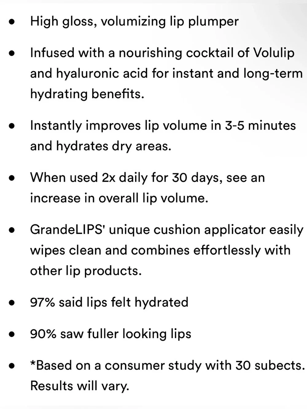 Grande Cosmetics GrandeLIPS Hydrating Lip Plumper, Gloss Finish Color Pale Rose
